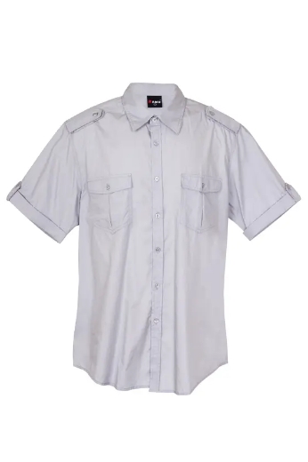 Picture of RAMO, Mens Military Short Sleeve Shirt